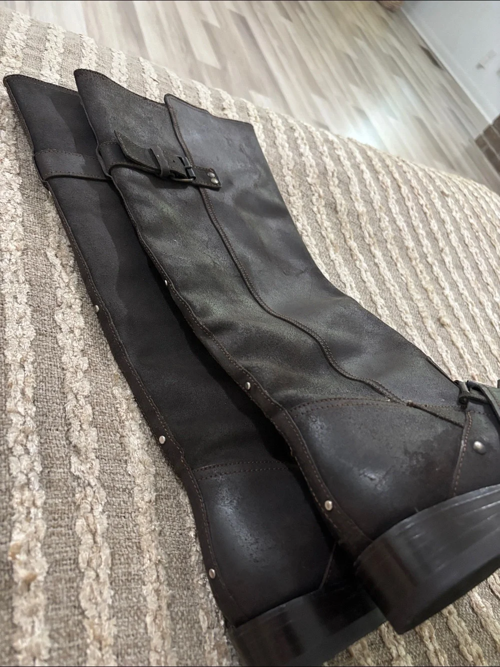 DV Dolce Vida Women's Dark Brown Knee-High Riding Boots Size 8